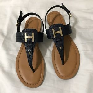 navy blue tommy hilfiger sandals